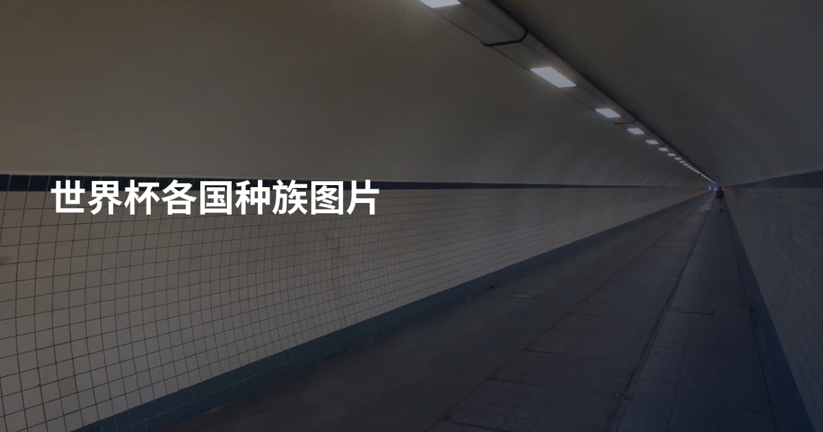 世界杯各国种族图片