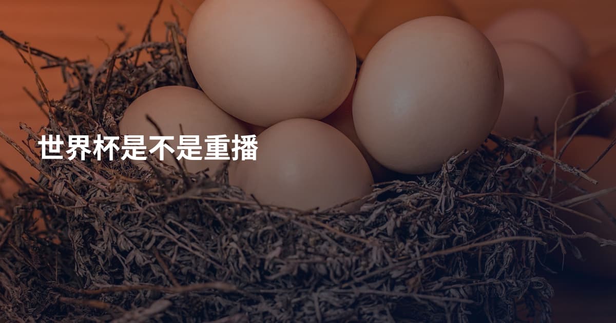 世界杯是不是重播
