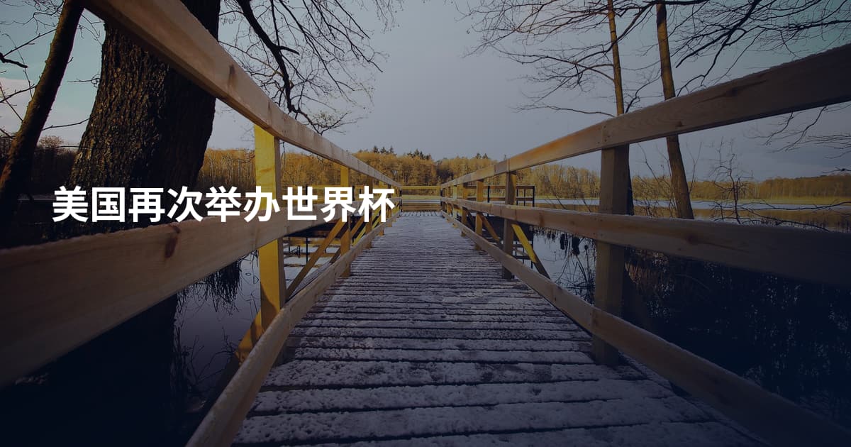 美国再次举办世界杯