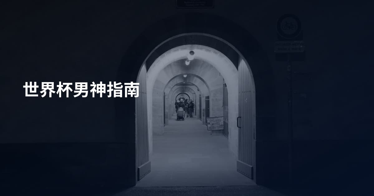 世界杯男神指南