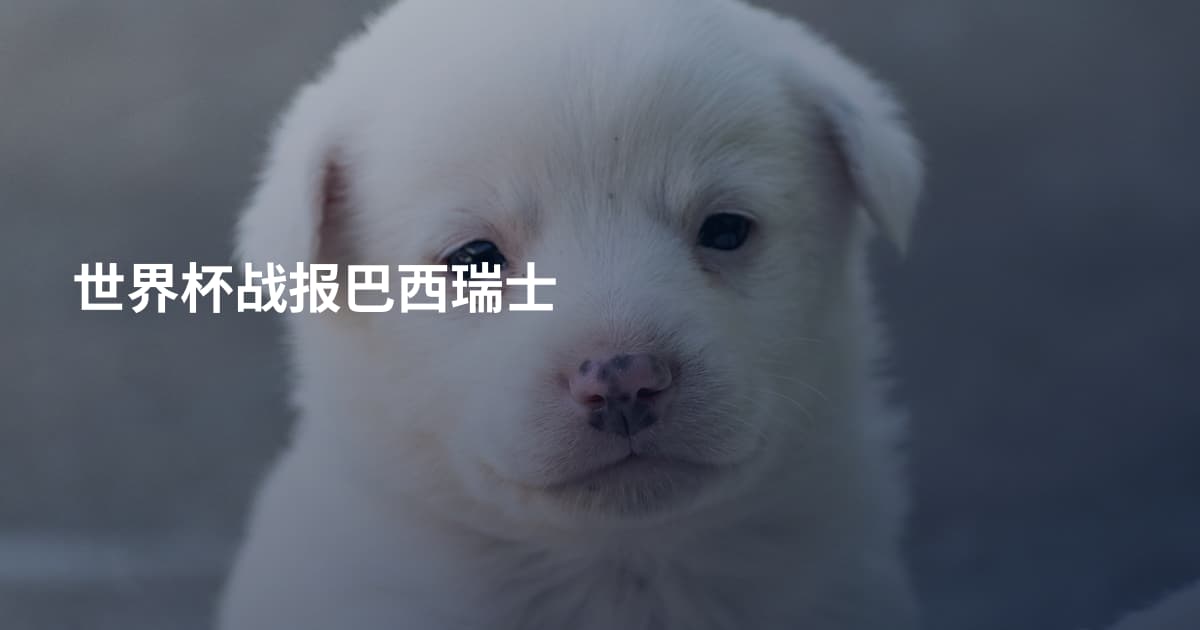 世界杯战报巴西瑞士