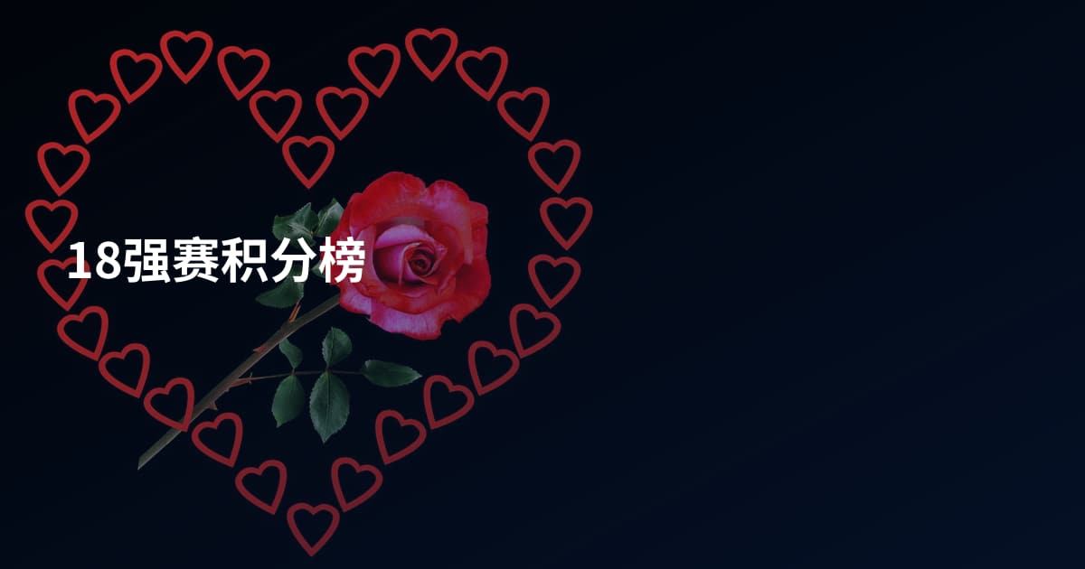 18强赛积分榜
