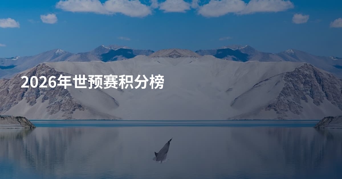 2026年世预赛积分榜