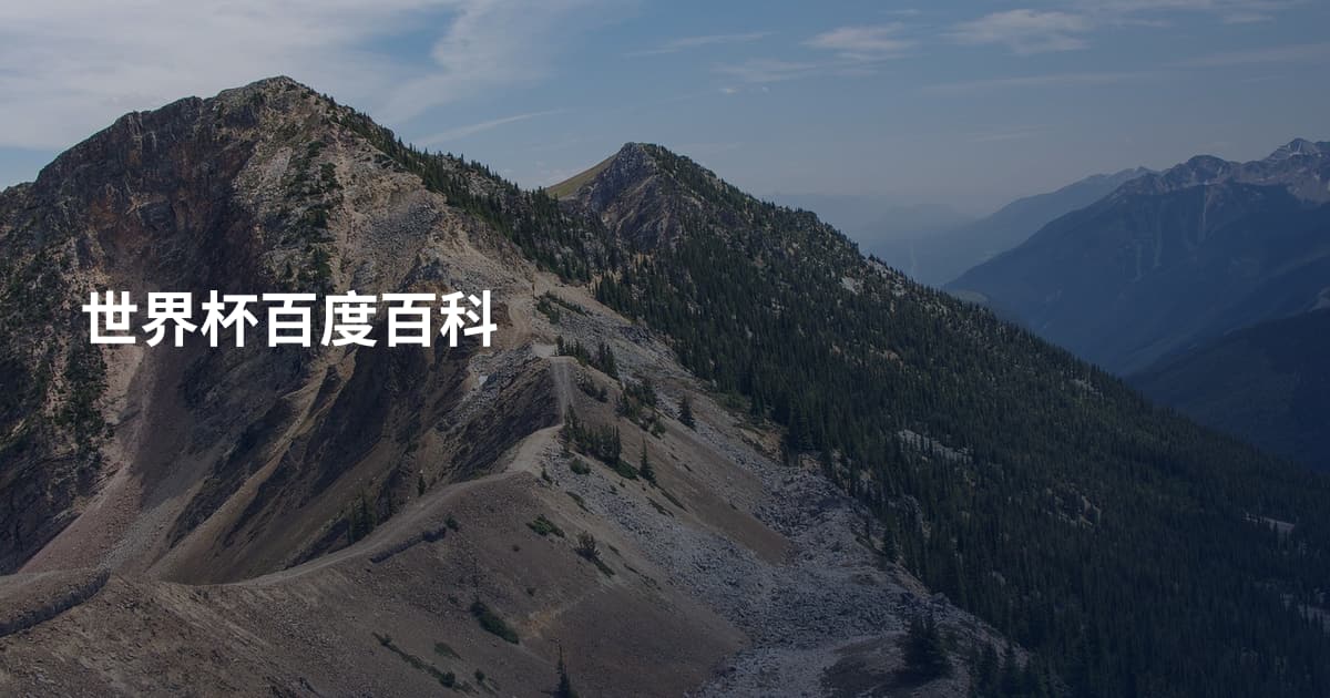 世界杯百度百科