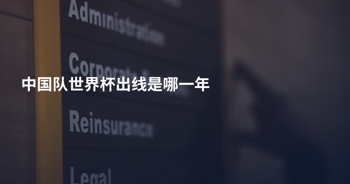 中国队世界杯出线是哪一年