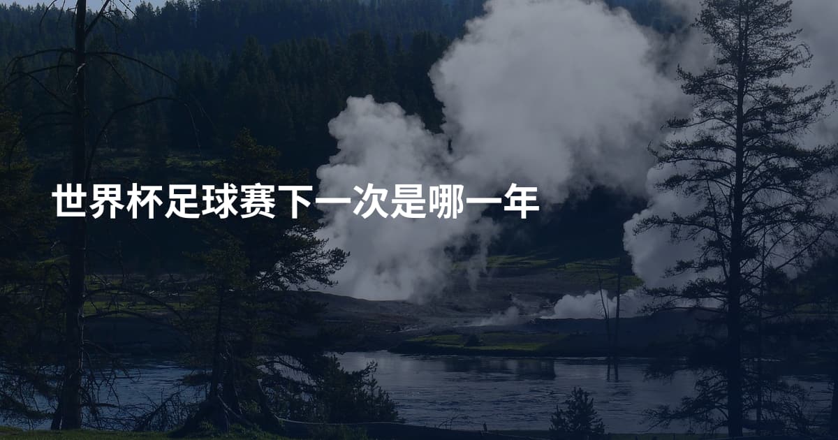 世界杯足球赛下一次是哪一年