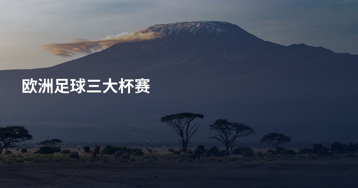 欧洲足球三大杯赛