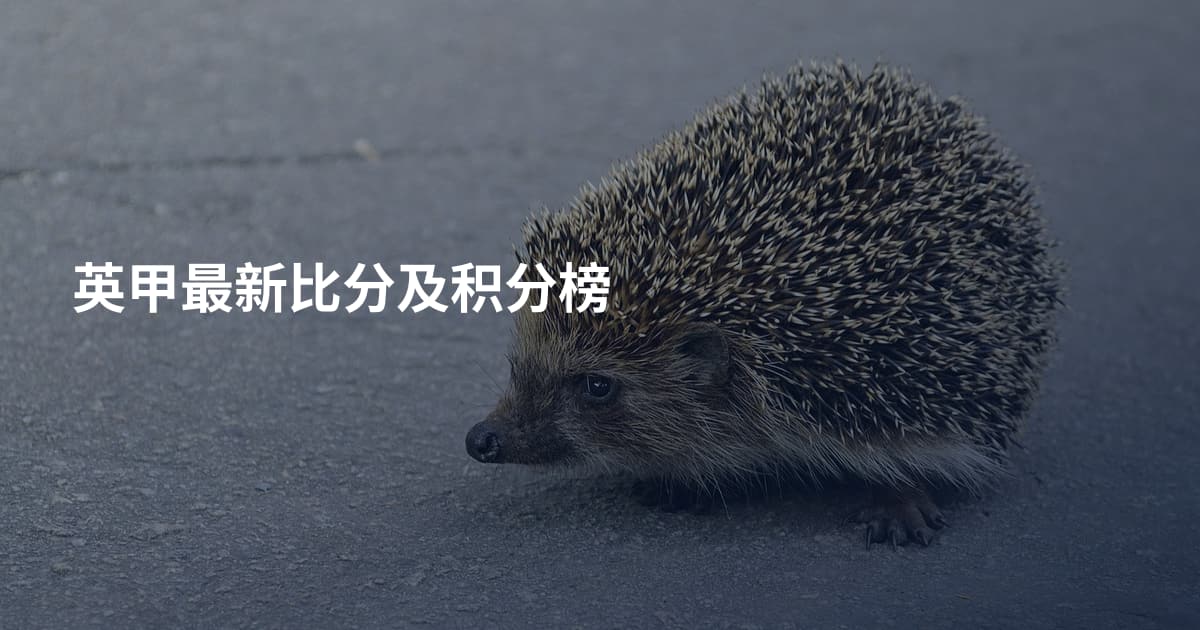 英甲最新比分及积分榜