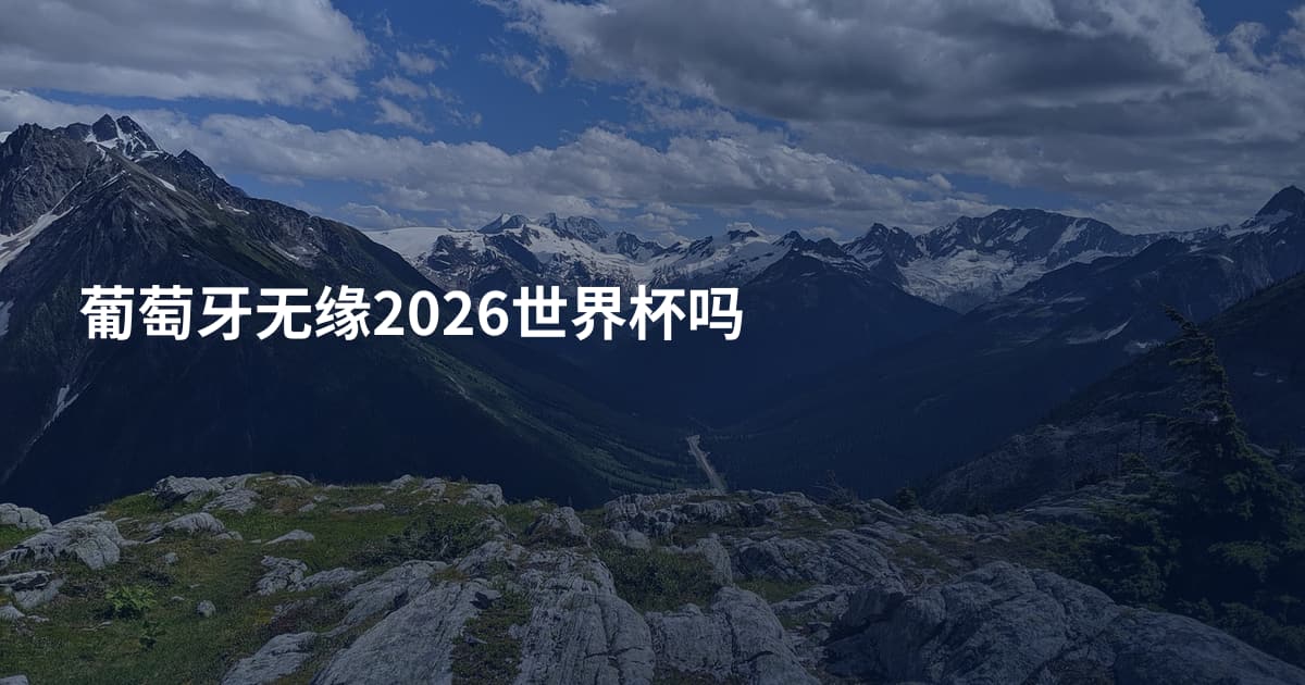 葡萄牙无缘2026世界杯吗