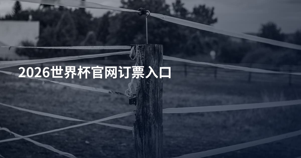 2026世界杯官网订票入口