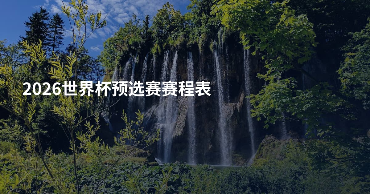 2026世界杯预选赛赛程表