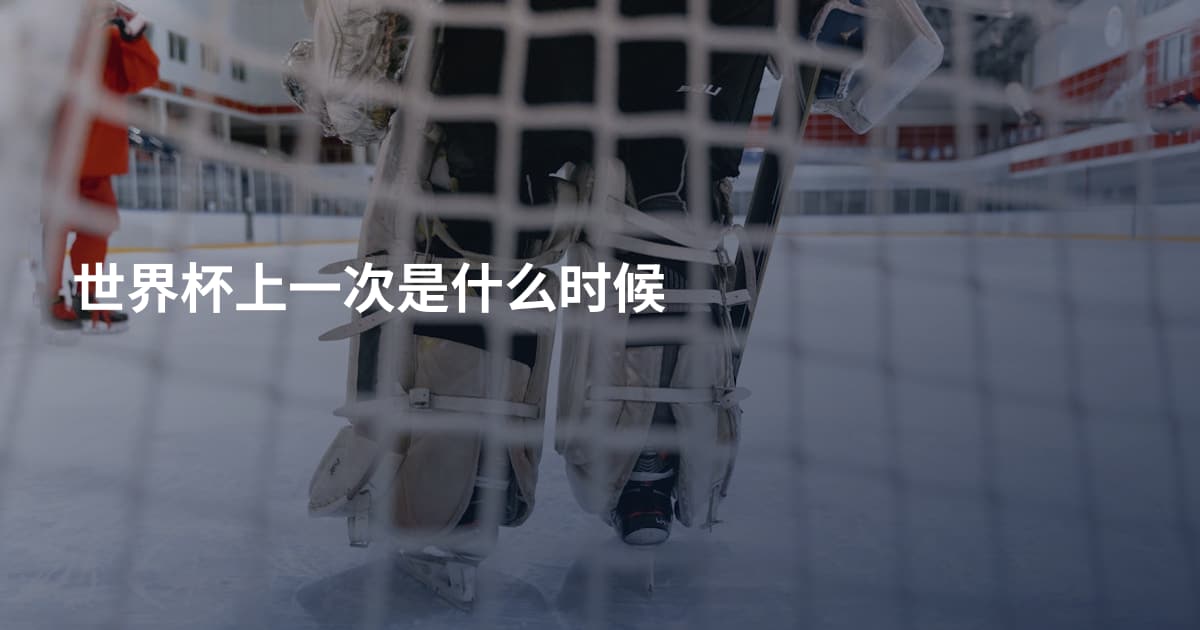 世界杯上一次是什么时候