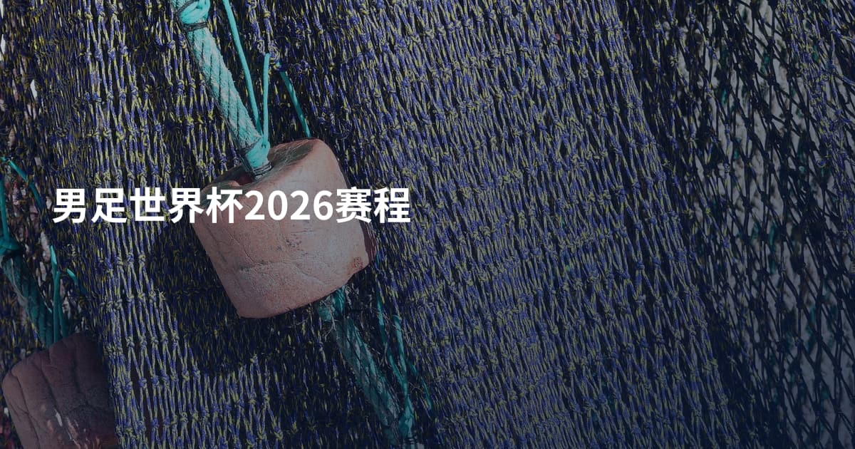 男足世界杯2026赛程