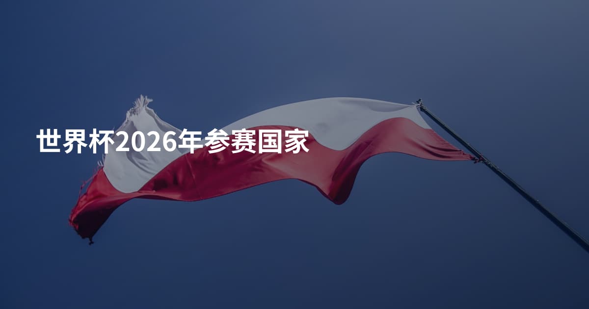世界杯2026年参赛国家