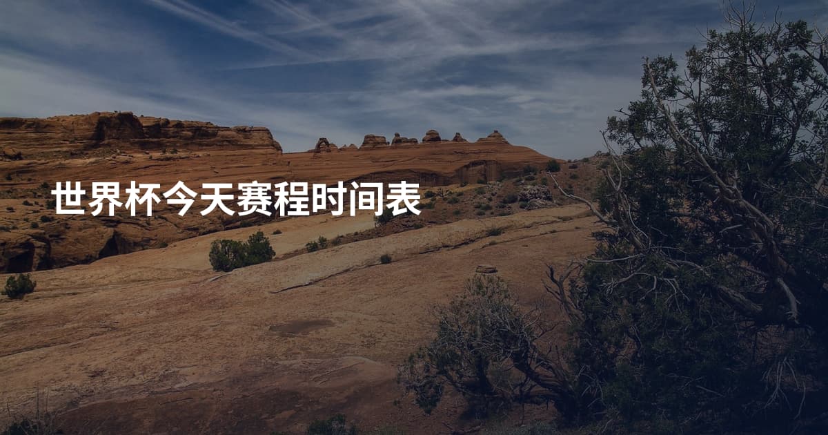 世界杯今天赛程时间表