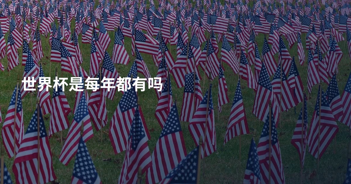 世界杯是每年都有吗