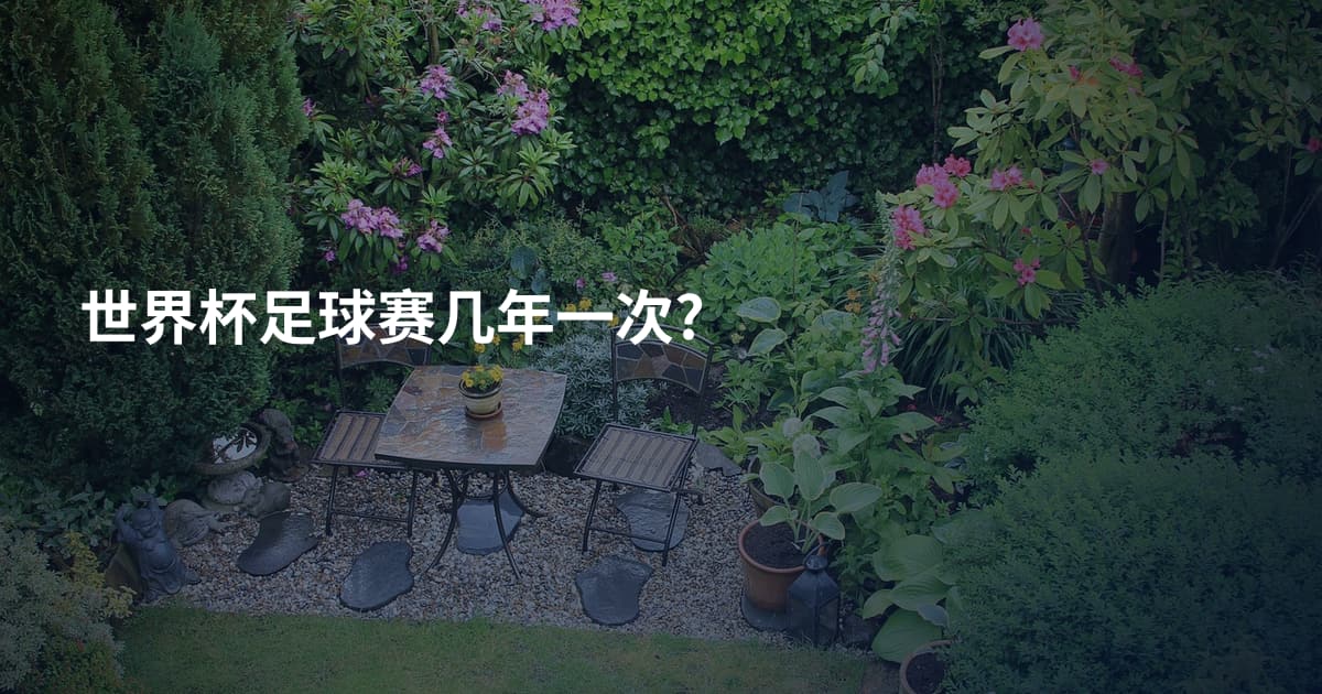 世界杯足球赛几年一次?