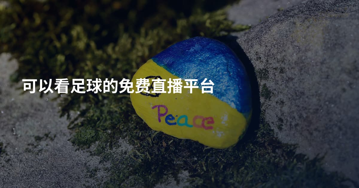 可以看足球的免费直播平台