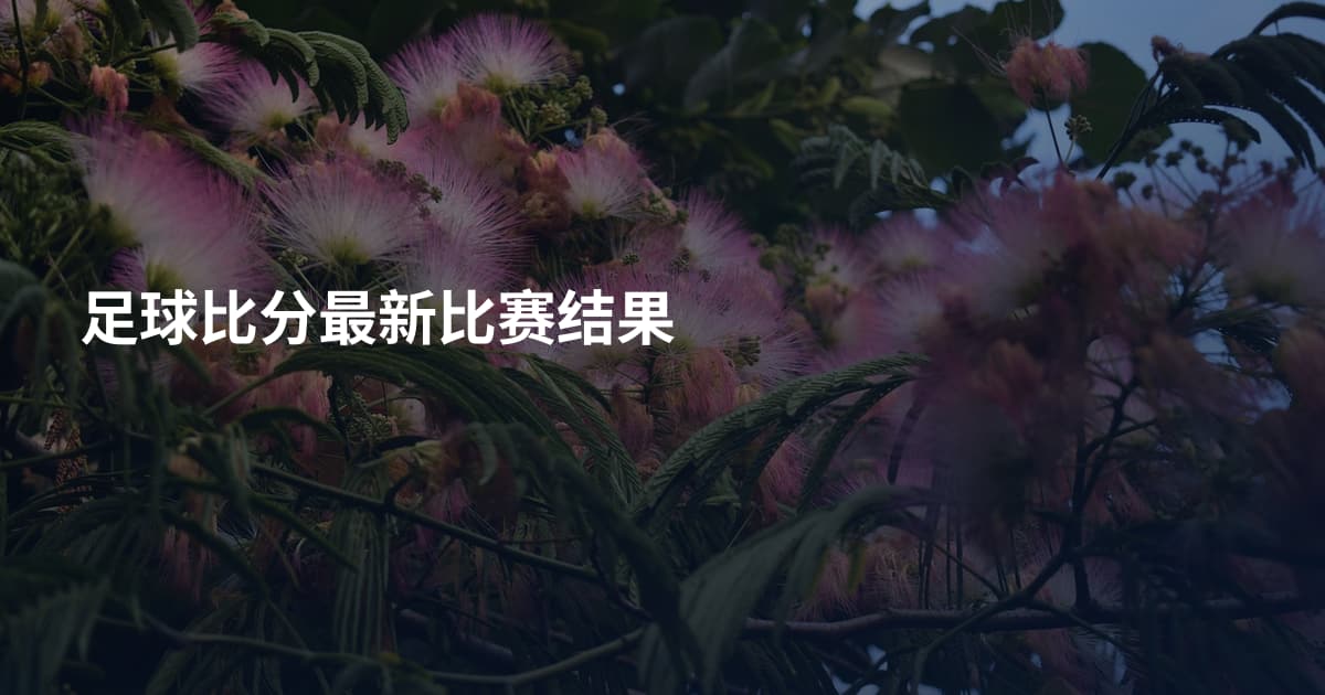足球比分最新比赛结果