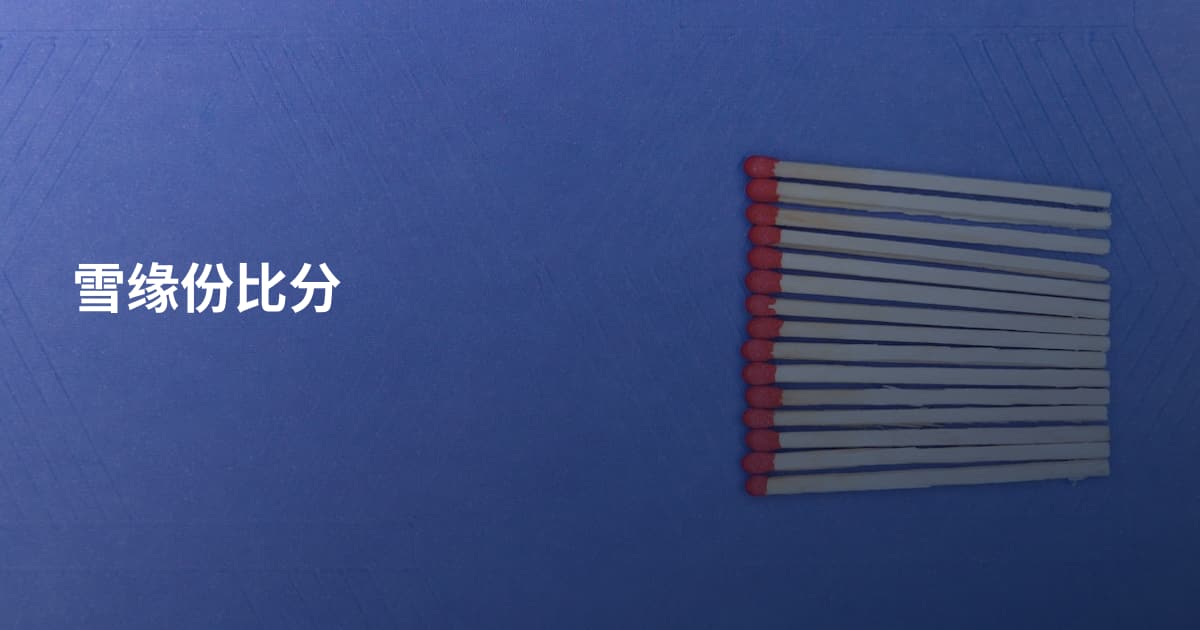 雪缘份比分