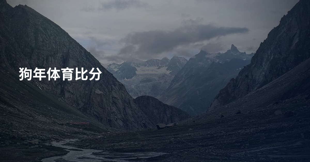 狗年体育比分