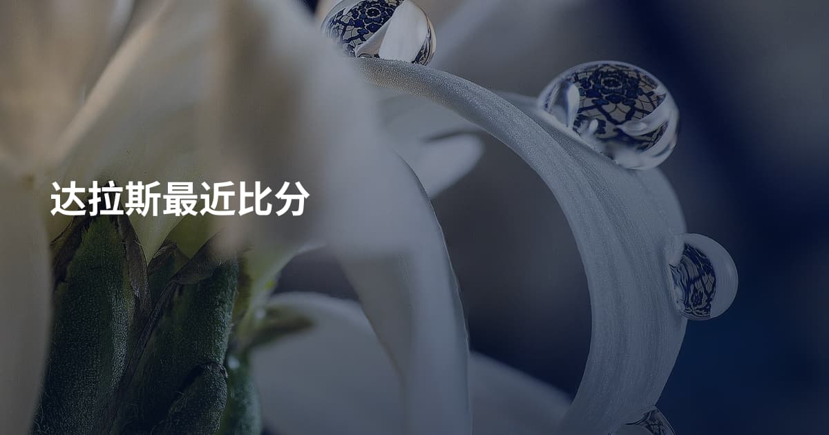 达拉斯最近比分