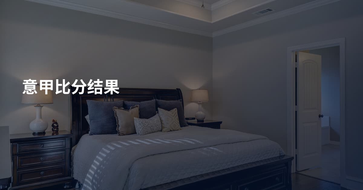 意甲比分结果