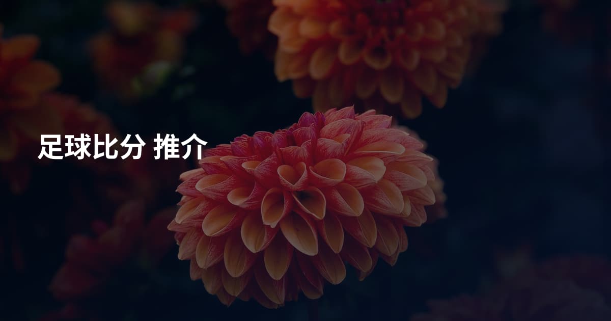 足球比分 推介