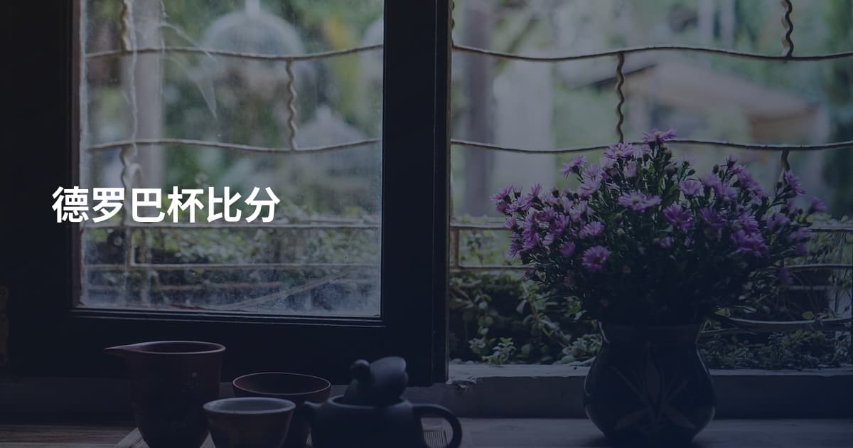 德罗巴杯比分
