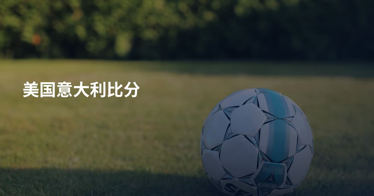 美国意大利比分