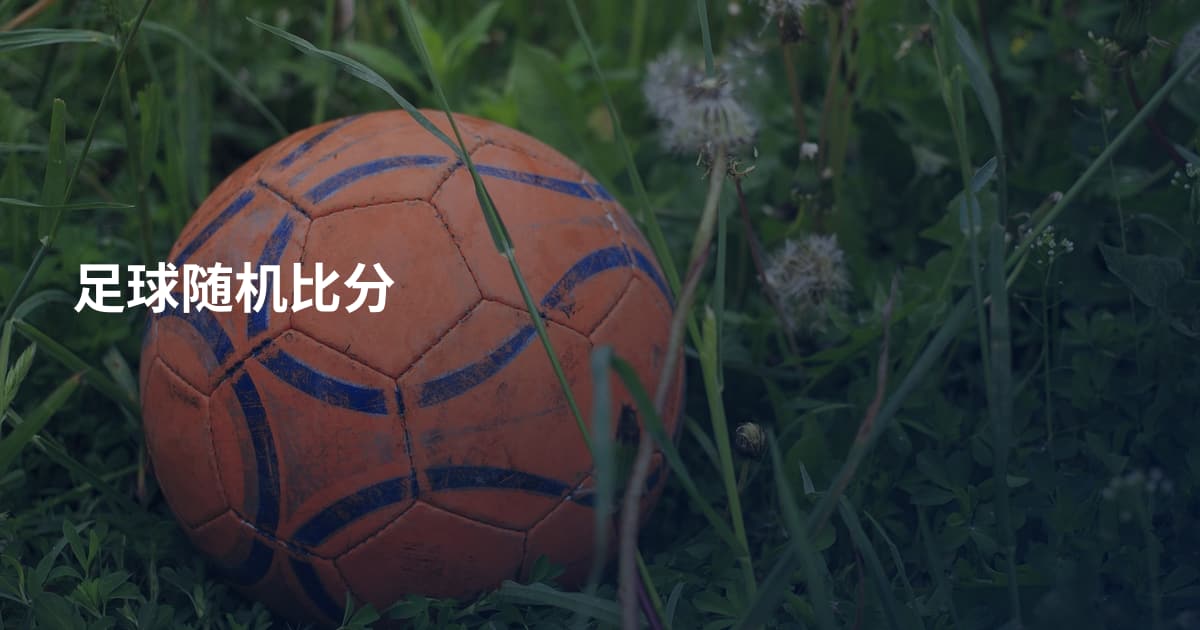 足球随机比分