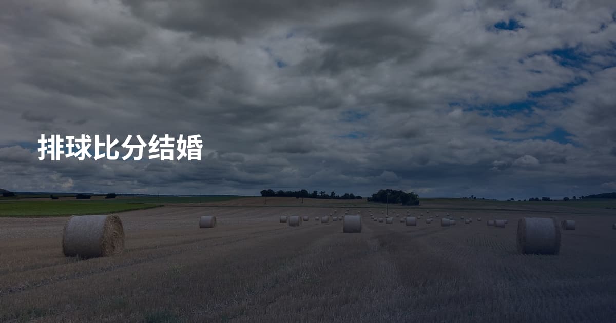 排球比分结婚