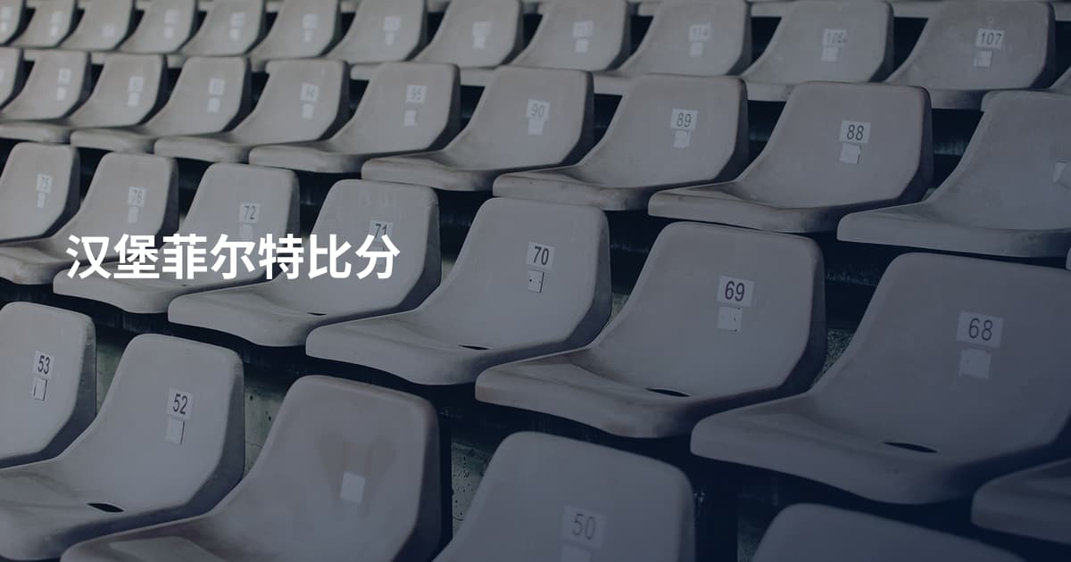 汉堡菲尔特比分