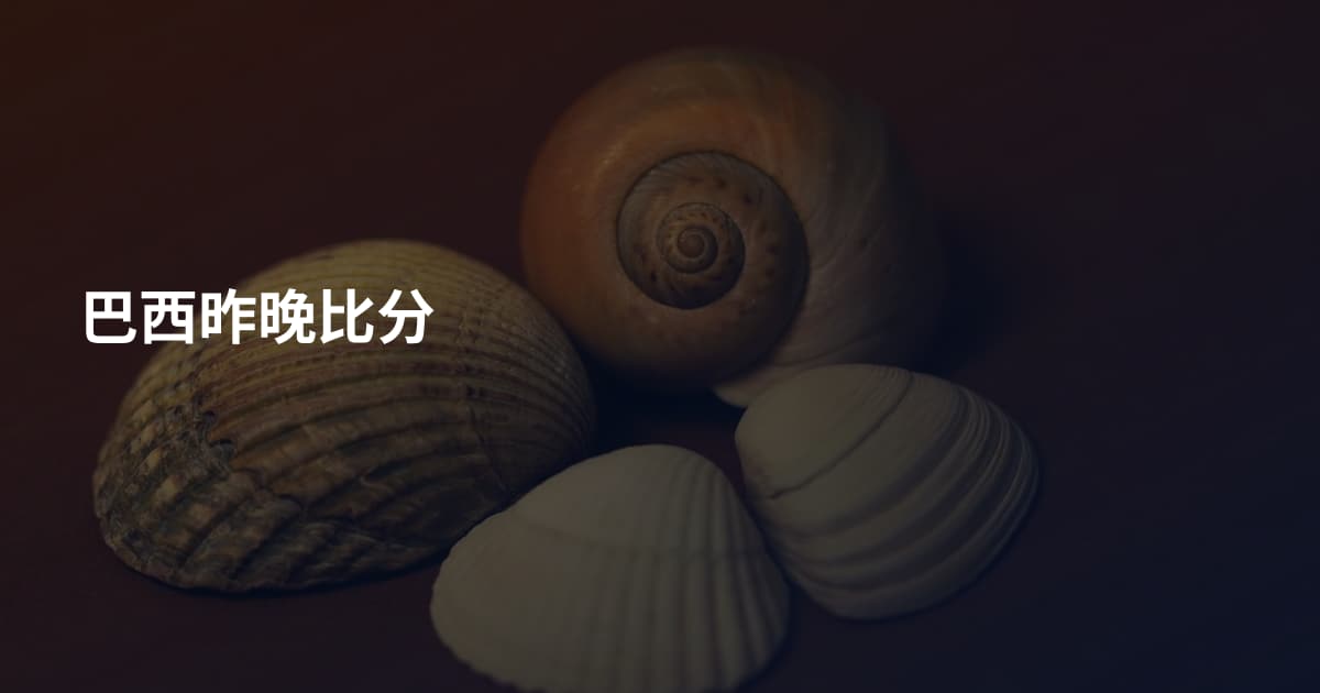 巴西昨晚比分