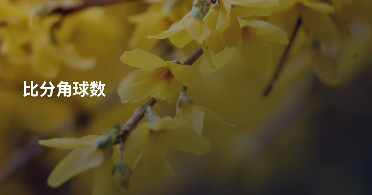 比分角球数