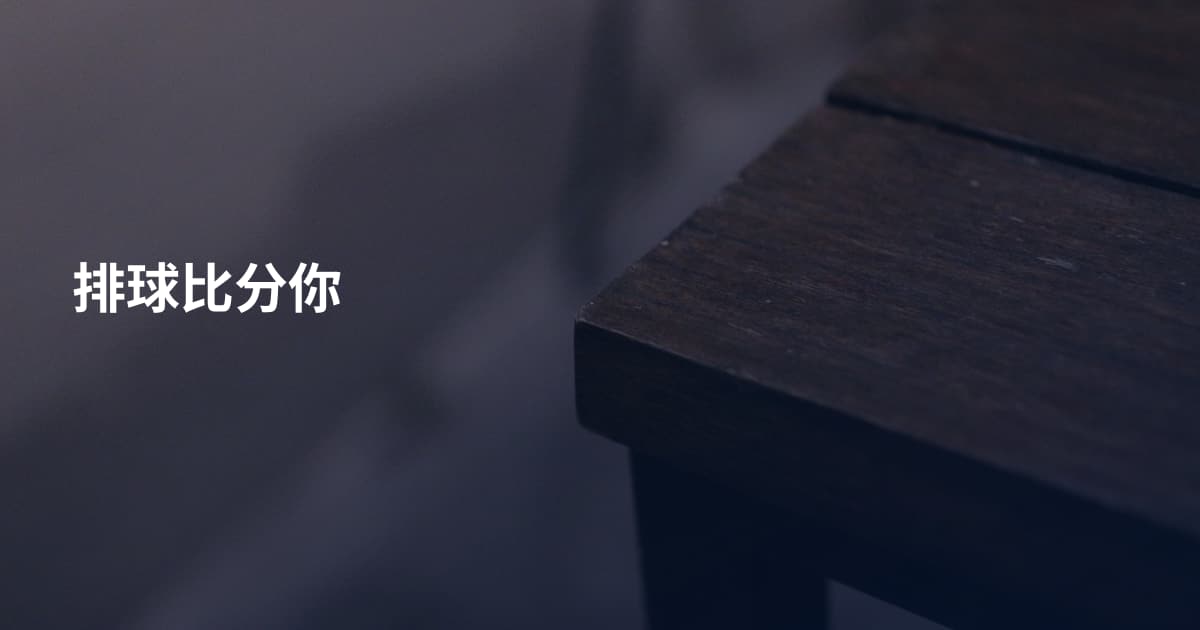 排球比分你