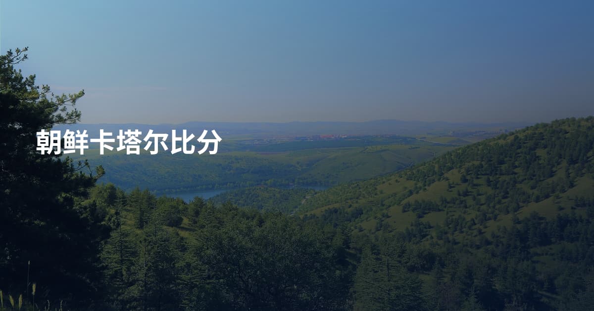朝鲜卡塔尔比分