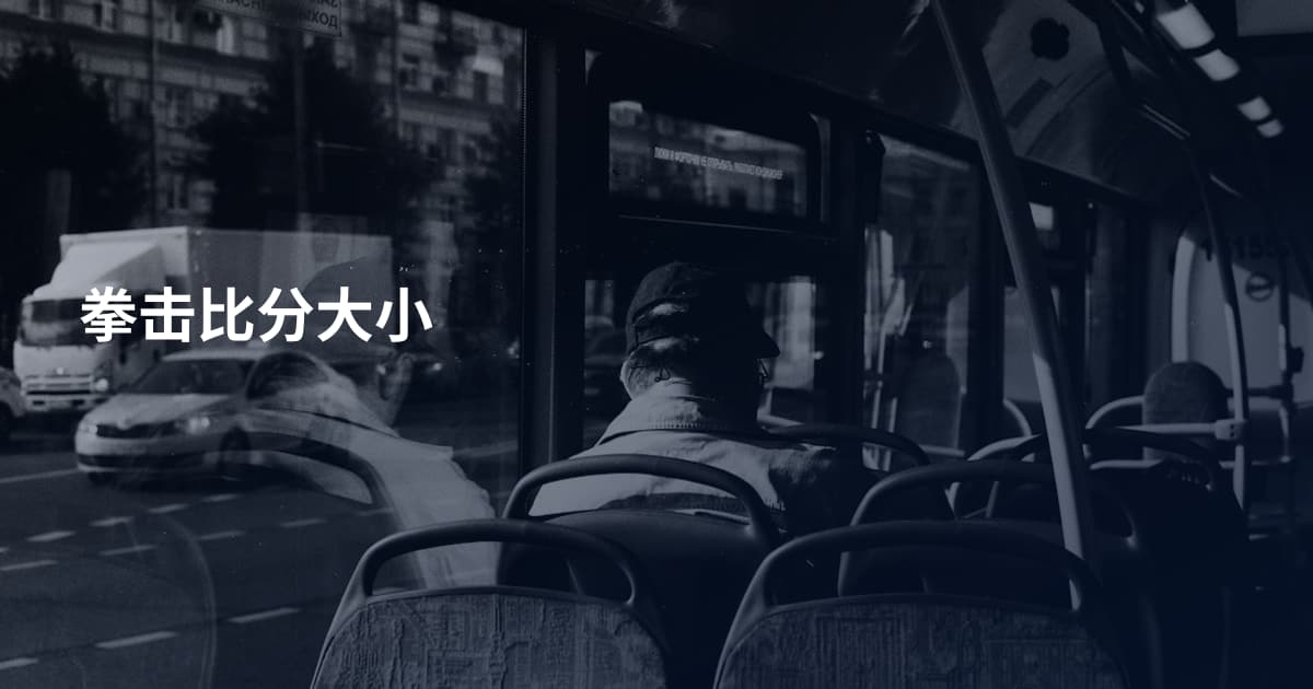 拳击比分大小