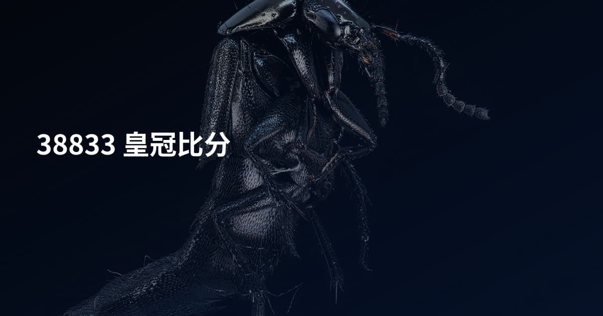 38833 皇冠比分