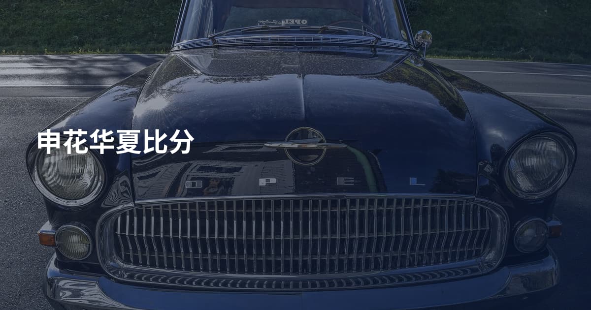 申花华夏比分
