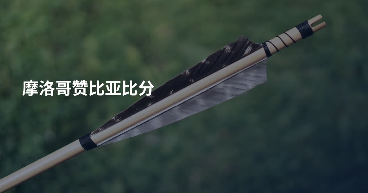摩洛哥赞比亚比分