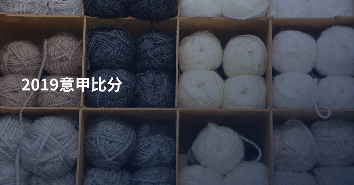 2019意甲比分