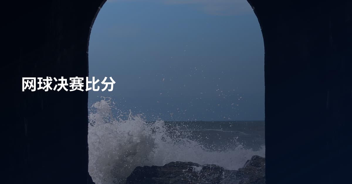 网球决赛比分