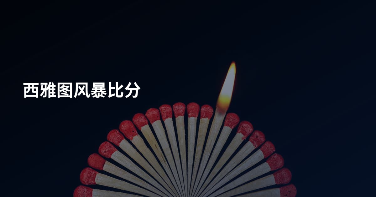 西雅图风暴比分