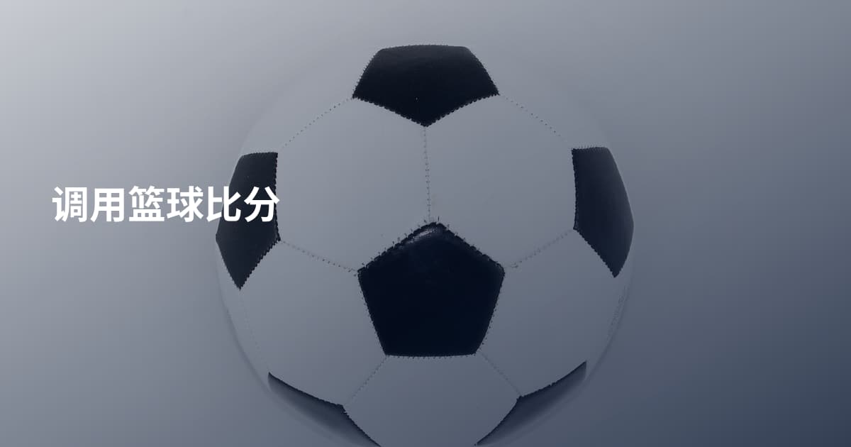 调用篮球比分