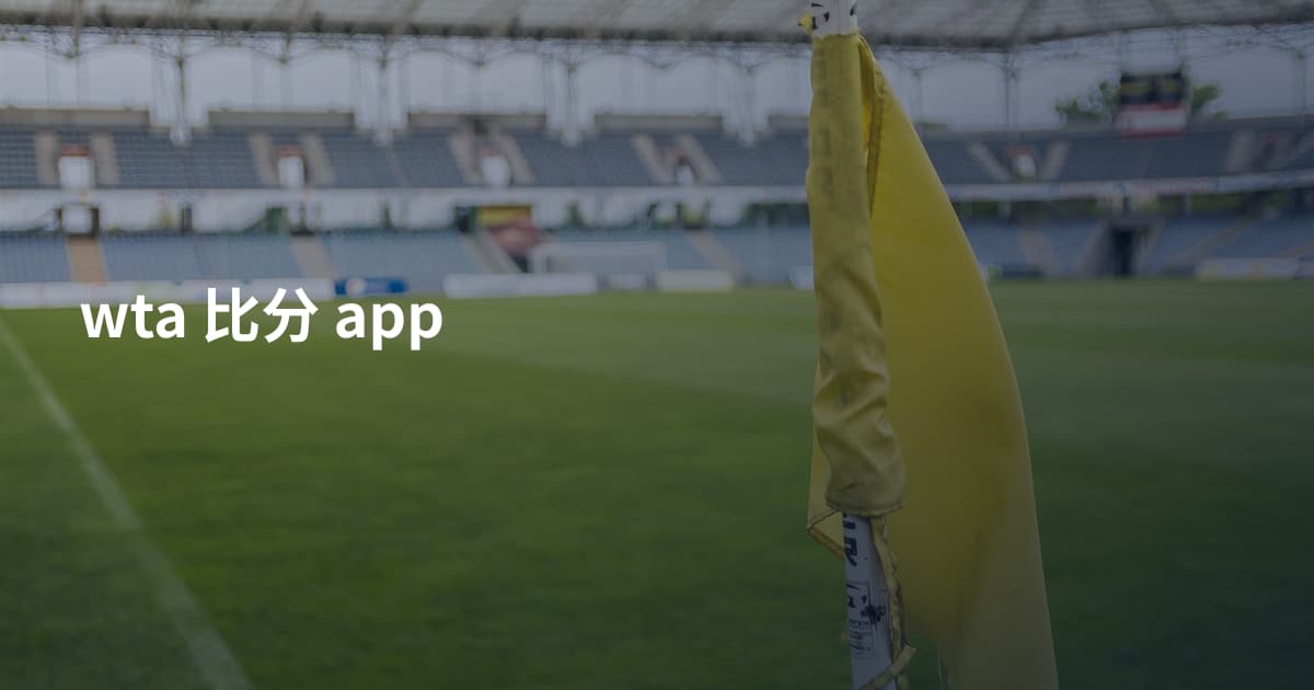 wta 比分 app