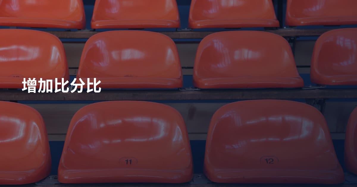 增加比分比