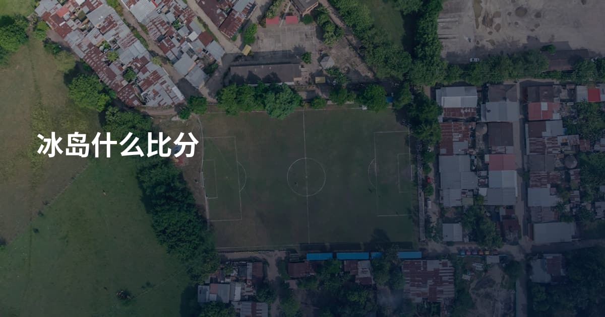 冰岛什么比分