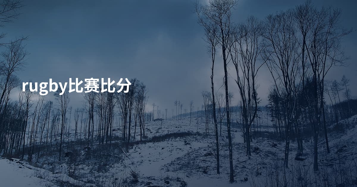 rugby比赛比分