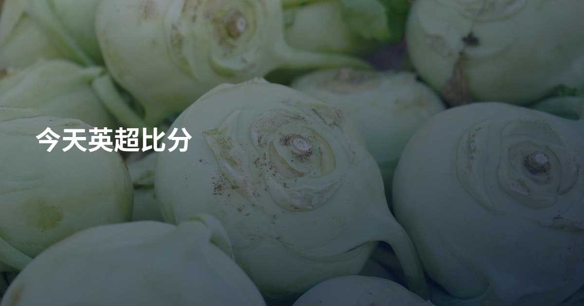 今天英超比分